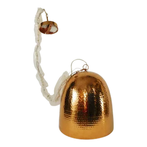 Hand Hammered Copper Dome Shaped Pendant Ceiling Light Chandelier