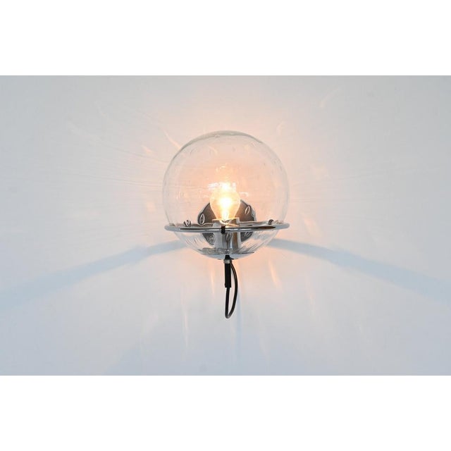 Silver Raindrop Sconces by Frank Ligtelijn for Raak, Netherlands, 1970s, Set of 2 For Sale - Image 8 of 18