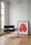 Experience the timeless elegance of Ellsworth Kelly's "Red White" (1962), a striking screen print that exemplifies the...