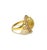 Bochic “Capri” Vintage Honey Opal & Tanzanite Ring — 18K Gold & Silver For Sale - Image 10 of 11