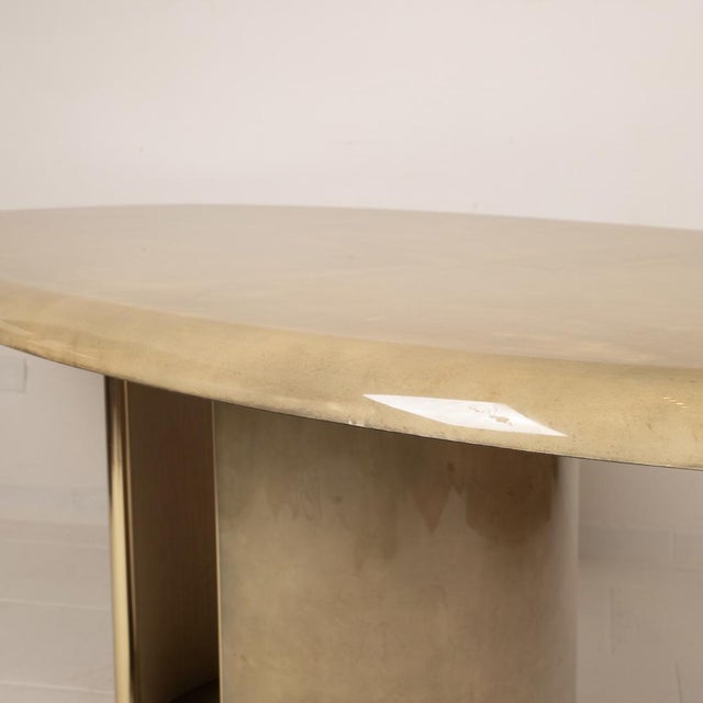 Parchment Table by Angelo Mazzola for Ar.Vi Salpol, 1980s For Sale - Image 17 of 18