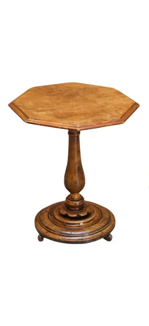 Victorian Pollard Oak Side Table