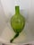 Glass Rare 1969 XL Extra Large Olive Green Blenko #6951 W/Label Handblown Glass Decanter With Stopper Bottle For Sale - Image 7 of 11