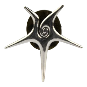 Vintage William Spratling Mexican Modernist Sterling Silver & Gemstone 'Conch" Brooch