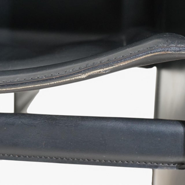 Animal Skin Solaria Leather Dining Chairs by Tito Agnoli for Arrben, 1970, Set of 4 For Sale - Image 7 of 18