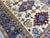 Ivory and Blue Kazak Wool Area Rug With Tribal Medallions, 4'10" X 6'7" For Sale - Image 10 of 15