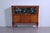Elegant sideboard, bar cabinet, showcase, original 1950s production and not a renovation of the present day. Wood and...