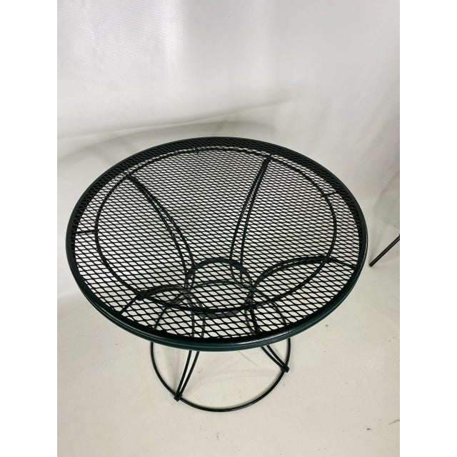 Homecrest Vintage Homecrest Wire Side Table For Sale - Image 4 of 9