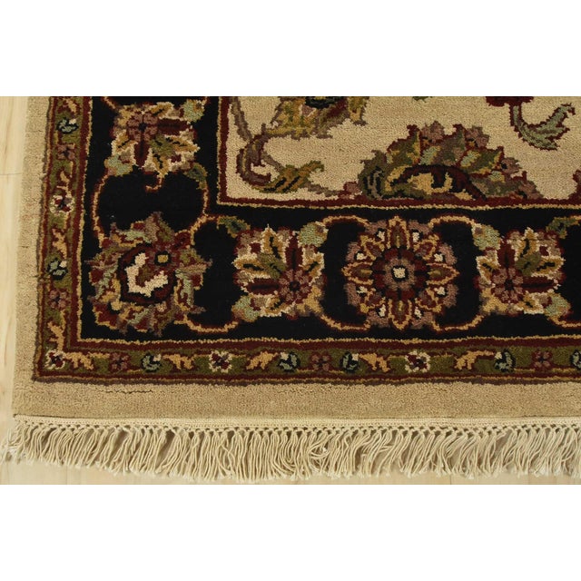 Agra Runner 4’1” X 11’10” Beige Wool Traditional Hand-Knotted Oriental Rug For Sale - Image 10 of 13
