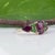 4.4Ct Purple Garnet Ring With Tsavorite Accents in Solid 14k Gold, 10x7.6mm For Sale In Columbus - Image 6 of 9