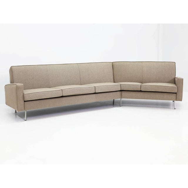1950s Large Model 28 BC 5-Seater Corner Sofa by Florence Knoll Bassett for Knoll Inc. / Knoll International, USA, 1949 For Sale - Image 5 of 10