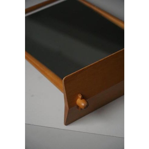 Mid-Century Scandinavian Standing Table Mirror in Wood, 1950s-1960s For Sale - Image 18 of 18