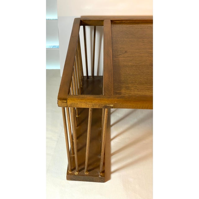 Vintage Wood Breakfast Bed Lap Tray W/ Side Storage Compartments Chairish