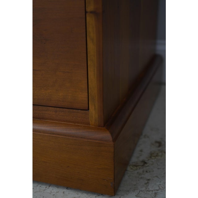 Stickley Cherry Armoire Tv Cabinet For Sale - Image 10 of 17