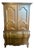 Vintage French Provincial Solid Wood Armoire For Sale