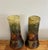 Tinted Glass Roller Vases with Lakeside Landscape and Fishermen after Legras, 1890s, Set of 2 For Sale - Image 5 of 7