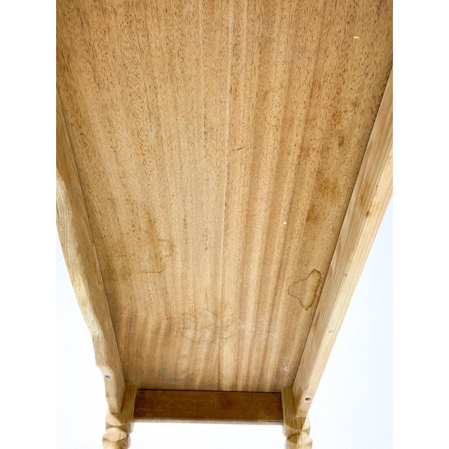 1970s Danish Oak & Glass Cabinet Henning Kjaernulf Style For Sale - Image 9 of 11