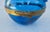 French Blue Glass Apple Trinket Box Circa 1930s For Sale - Image 4 of 8