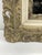 Cream Antique Ornate Gilt Wood Mirror, 24x28 Reticulated Wall Mirror, Rococo Baroque Cream Gold Mirror, Vintage Carved Statement Mirror For Sale - Image 8 of 8
