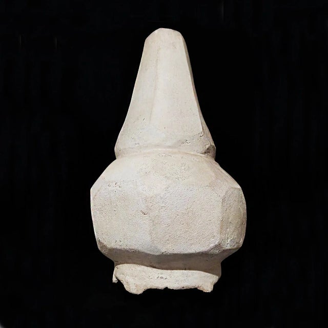 Thai Ceramic Vase With White Rustic Glaze For Sale - Image 10 of 12