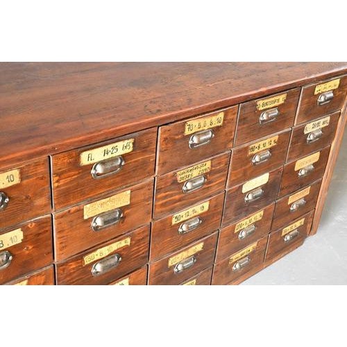 Ironmongers Shop Counter Drawers, 1910s For Sale - Image 4 of 15