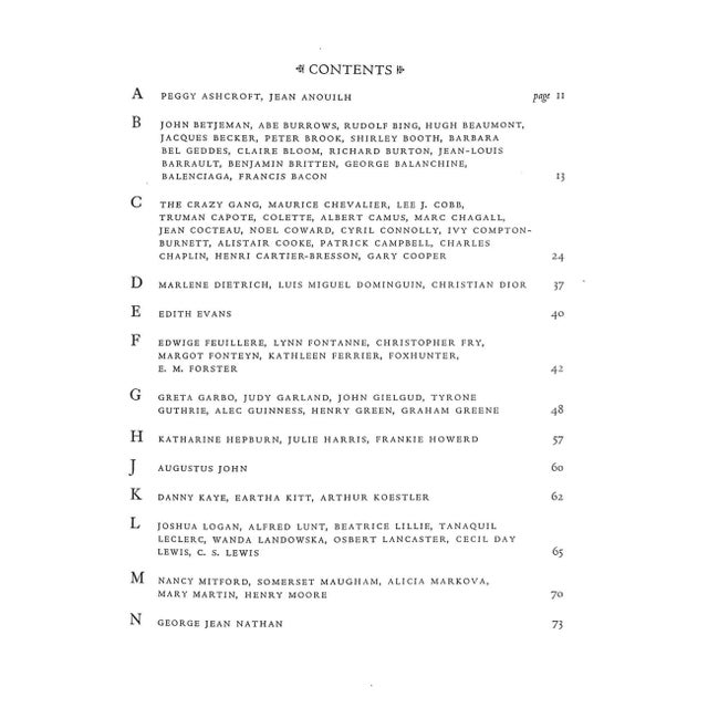 1950s "Persona Grata" 1953 Beaton, Cecil & Tynan, Kenneth For Sale - Image 5 of 12