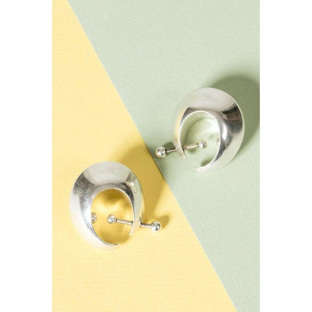 Vintage #126 Earrings by Nanna Ditzel, Set of 2 For Sale - Image 3 of 9