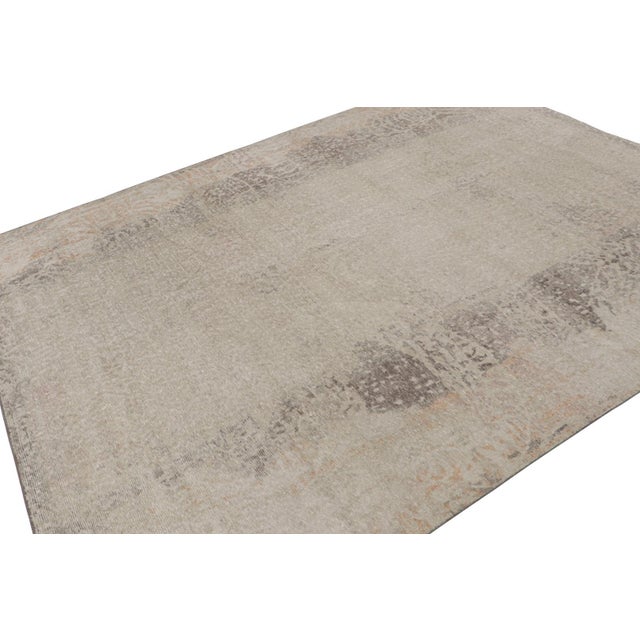 This 8x9 contemporary abstract rug is from Rug & Kilim’s Homage collection. Hand-knotted in wool. On the Design The...