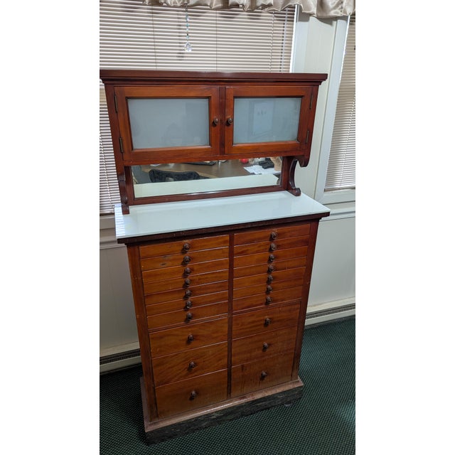 Wood Early 20th Century Mahogany Dentist Cabinet For Sale - Image 7 of 10