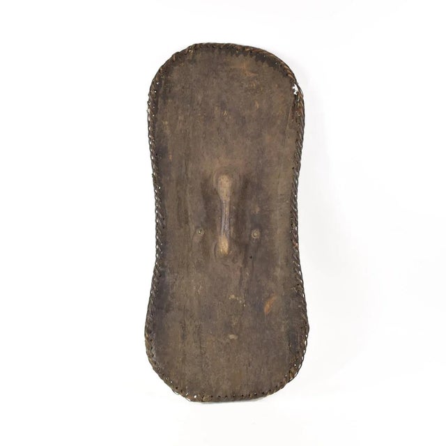 Early 20th Century Songye Shield with Kifwebe Mask Icon For Sale In Denver - Image 6 of 7