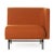 Galore Seater Module right burnt orange by Warm Nordic Dimensions: D82 x W83 x H 76 cm Material: Textile upholstery,...
