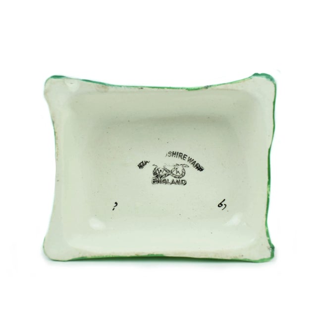 1920's Staffordshire Ware Wk (William Kent) England Cat on Cushion Figurine For Sale - Image 10 of 12