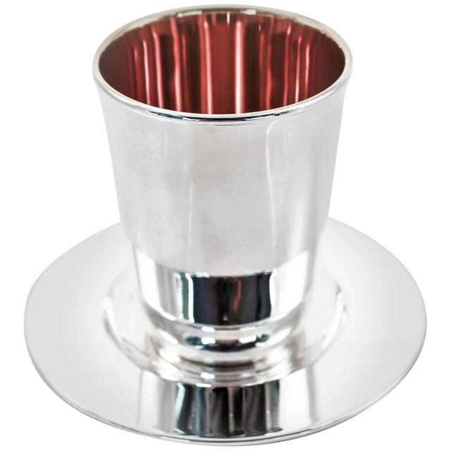 Modern Sterling Goblet and Tray For Sale In New York - Image 6 of 6
