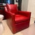 Red C R Laine Red Leather Chairs For Sale - Image 8 of 12