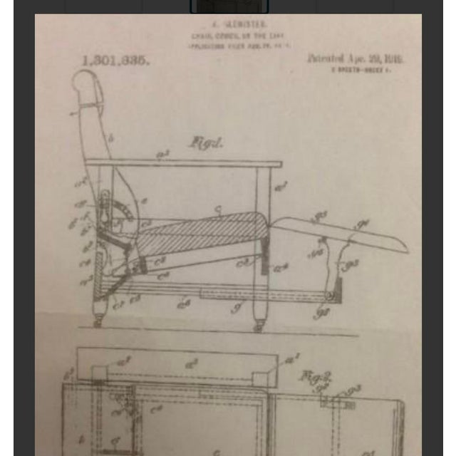 Glenisters Patent Reclining Gaming Armchair in Mahogany For Sale - Image 5 of 18