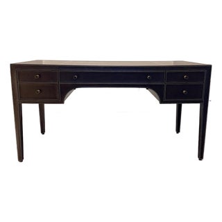 Modern Clarendon Bernhardt Leather Desk For Sale
