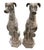 Pair of Mid-Century Hollywood Regency Cast Iron Seated Sighthound Statues For Sale In West Palm - Image 6 of 12