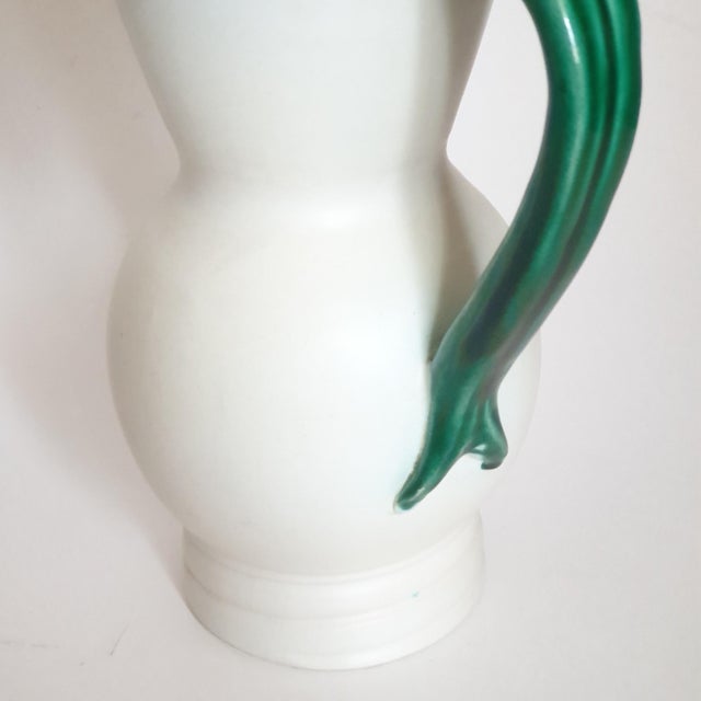 Vintage French Pitcher Vase, 1950s For Sale - Image 9 of 11