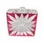 Red West German a & H Cranberry Cut-to-Clear Lead Crystal Whiskey Decanter 9" For Sale - Image 8 of 15