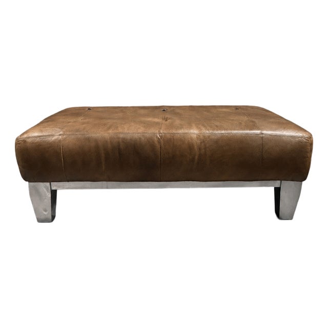 Loom Ironhide Leather Bench For Sale