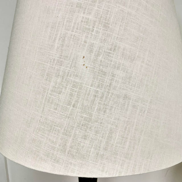 Mid-Century Boho Chic Vintage Ceramic Green Drip Table Lamps - A Pair For Sale - Image 13 of 18