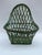 Vintage Green Basket For Sale - Image 6 of 7