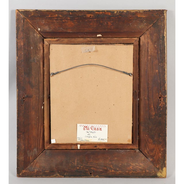 Conception Avila, the Holy Trinity, Oil on Tin, 19th Century For Sale - Image 13 of 13