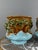 Gold 19th Century Mascaron-Decorated Earthenware Cachepots, Set of 2 For Sale - Image 8 of 11