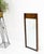 Mid-Century Modern walnut hanging wall mirror.