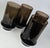 Vintage Deepest Mocha Swerve Tumblers- Set of Four For Sale - Image 6 of 9