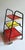 Vintage Red and Yellow Bar Trolley, 1960s For Sale - Image 3 of 8