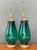 Vintage Emerald Glass Table Lamps - Set of 2 For Sale - Image 10 of 14
