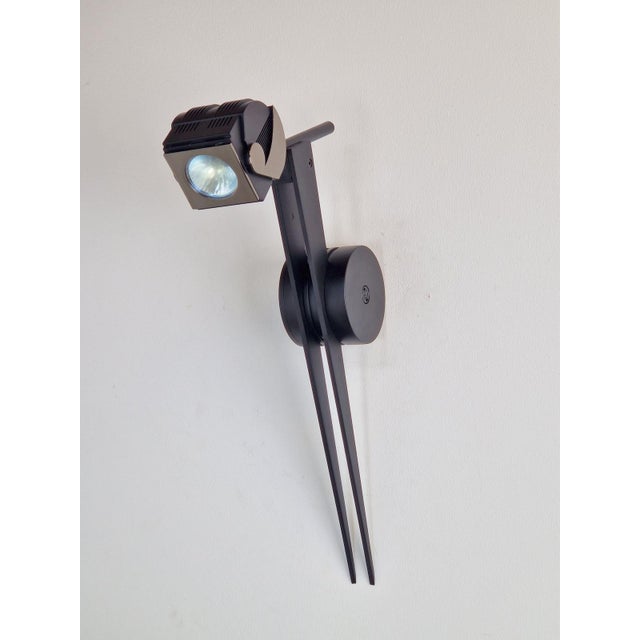 Postmodern Metal Wall Spot Lamp from Debsch Aster, Italy, 1980s For Sale - Image 11 of 14