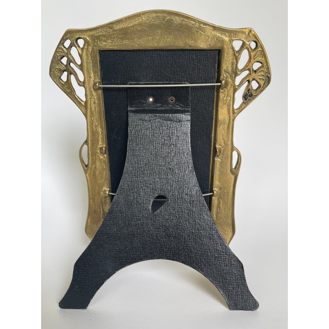 Vienna Secession Cast Brass Picture Frame For Sale In Jacksonville, FL - Image 6 of 8
